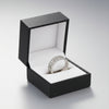 Double Row Zirconia Stainless Steel Ring