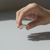Crystal Zirconia Stainless Steel Ring
