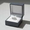 Crystal Zirconia Stainless Steel Ring