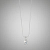White Zirconia Stainless Steel Necklace