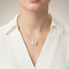 Elegant Butterfly Pendant Necklace – Zirconium Diamonds on Stainless Steel