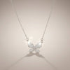Elegant Butterfly Pendant Necklace – Zirconium Diamonds on Stainless Steel