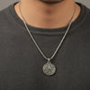 Hip-Hop Compass Pendant Necklace – Bold Direction in Stainless Steel