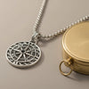 Hip-Hop Compass Pendant Necklace – Bold Direction in Stainless Steel