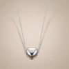 Minimalist Heart Necklace – Pure Stainless Steel Elegance