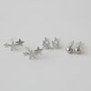 Silver Stainless Steel Earrings-Tiny Studs, Big Vibes