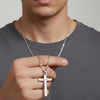 Luxury Stainless Steel Cross Necklace – 60cm Chain