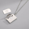 Stainless Steel Love You Necklace