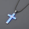 Stainless Steel Men’s Cross Necklace