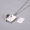 Stainless Steel Love You Necklace