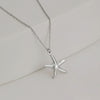 Stainless Steel Ocean Charm Layered Necklace Set
