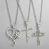 Faith-Inspired Stainless Steel Necklaces