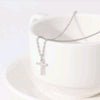 Small Cross Stainless Steel Necklace