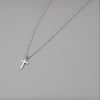 Small Cross Stainless Steel Necklace