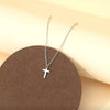 Small Cross Stainless Steel Necklace