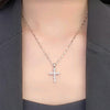 Sparkling Cross Pendant Necklace
