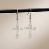 Stainless Steel Faith-Inspired Dangle Earrings