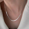 Sleek Snake Chain Necklace – Timeless Shine
