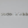 Silver Stainless Steel Earrings-Tiny Studs, Big Vibes