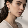 Stainless Steel Faith-Inspired Dangle Earrings