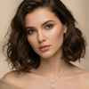 Spinning Flower Pendant Necklace – Stainless Steel