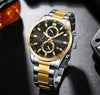 CURREN Men's Quartz Chronograph Stainless Steel Watch