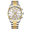 CURREN Men's Quartz Chronograph Stainless Steel Watch