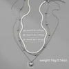 Stainless Steel Layered Necklace Set – Bold or Minimal, Your Way