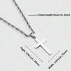 Men’s Stainless Steel Cross Necklace – Stylish & Protective