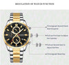 CURREN Men's Quartz Chronograph Stainless Steel Watch