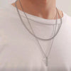 Men’s 2-in-1 Stainless Steel Chain – Bold Fashion Statement