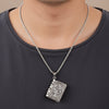 Engraved Verse Pendant Necklace – Stainless Steel (70cm)