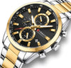 CURREN Men's Quartz Chronograph Stainless Steel Watch