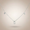 Modern Stainless Steel Necklace – Elegant, Lightweight & Eye-Catching