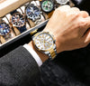 CURREN Men's Quartz Chronograph Stainless Steel Watch