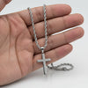 Men’s Stainless Steel Cross Necklace – Stylish & Protective