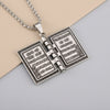 Bible Pendant – Stainless Steel Necklace (70 cm)